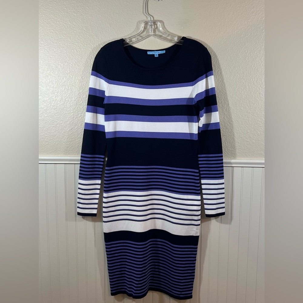 Antonio Melani Stripped Bodycon Dress Size XS